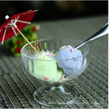 201309 Haonai Goodquality glass ice cream bowl